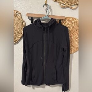 Lululemon define black zip up- size 10
